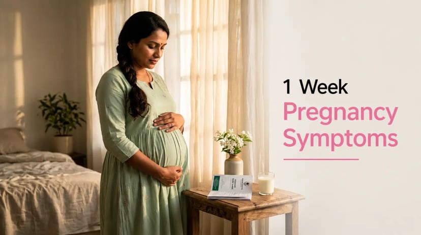 1 Week Pregnancy Symptoms